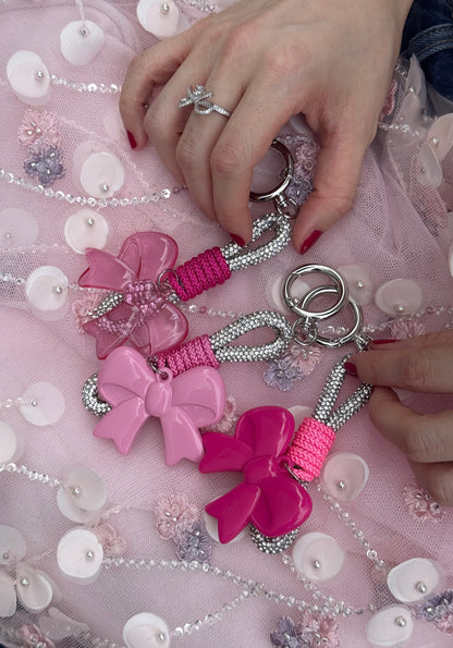 Barbieリボンチャーム キーホルダー