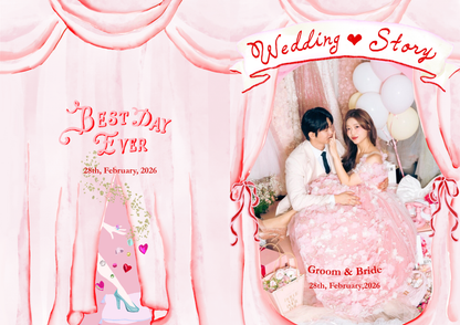 Girl’s Room（Ribbonなし）_プロフィールブックテンプレート